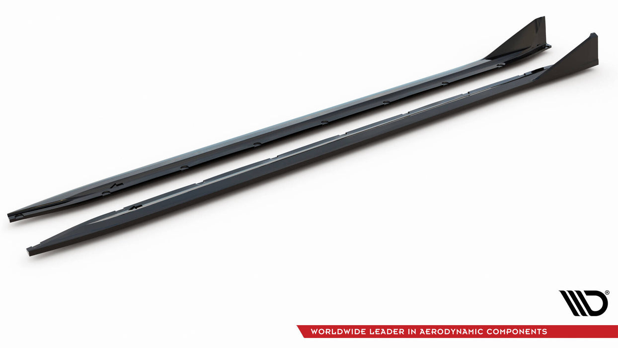 Maxton Design Side Skirts Diffusers V.3 CSL Look BMW M4 G82 / G82 Facelift