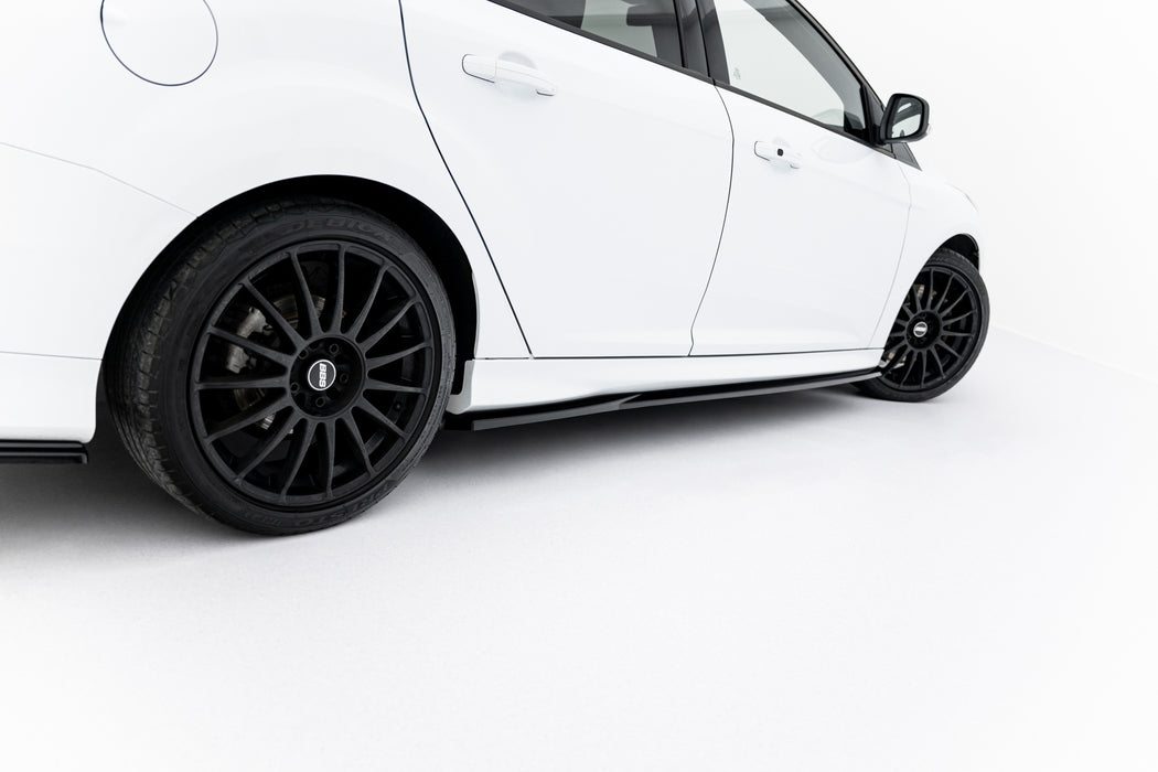 Maxton Design Side Skirts Diffusers V.3 Ford Focus ST Mk3
