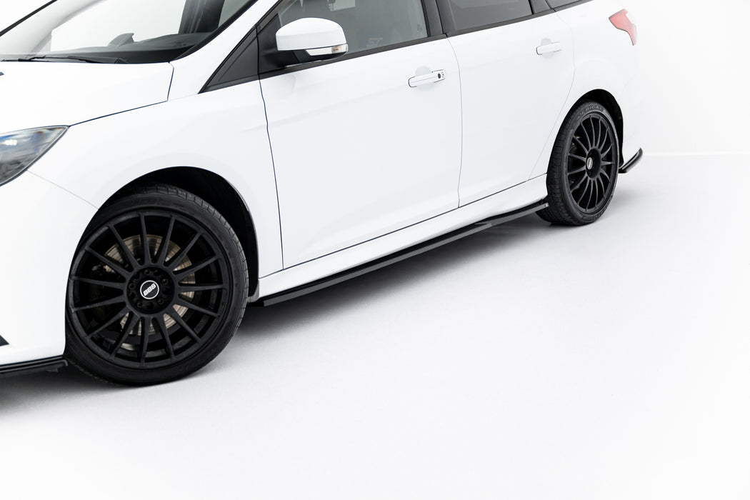Maxton Design Side Skirts Diffusers V.3 Ford Focus ST Mk3