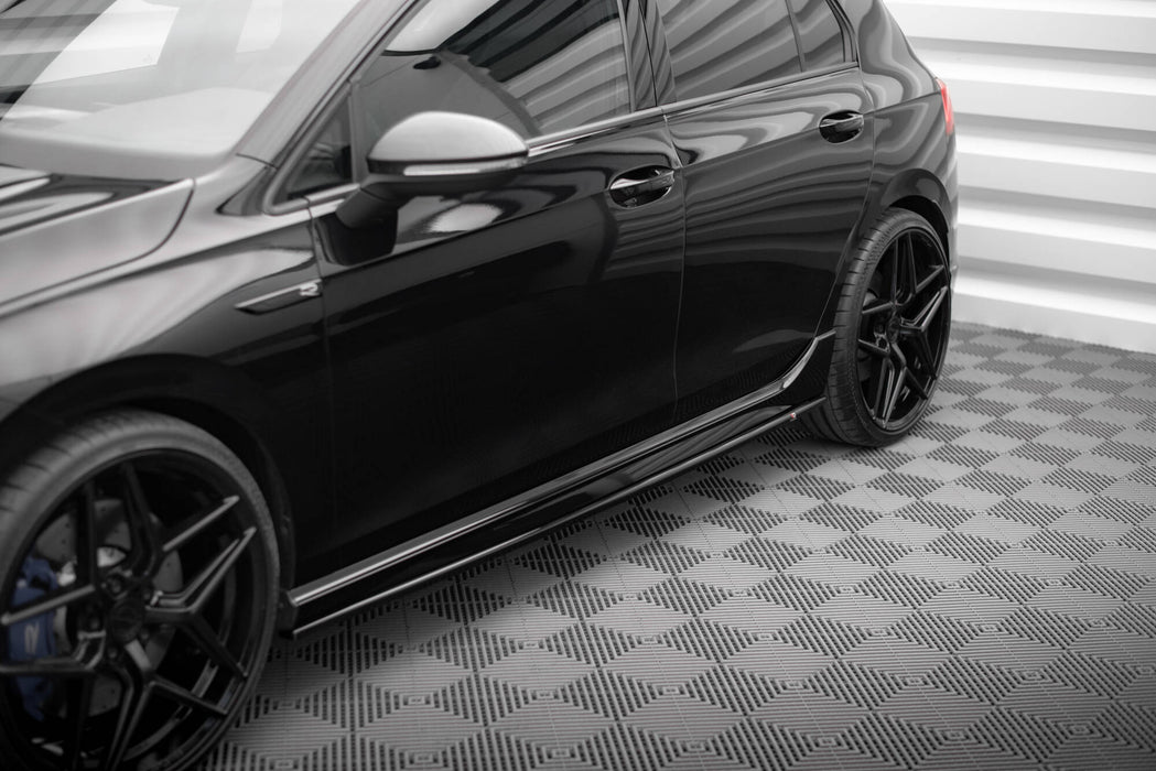 Maxton Design Side Skirts Diffusers V.3 Volkswagen Golf R Mk8