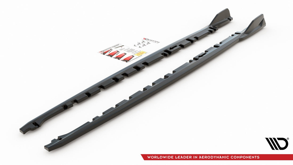 Maxton Design Side Skirts Diffusers V.3 for BMW 1 M-Pack/ M135i / 128ti F40