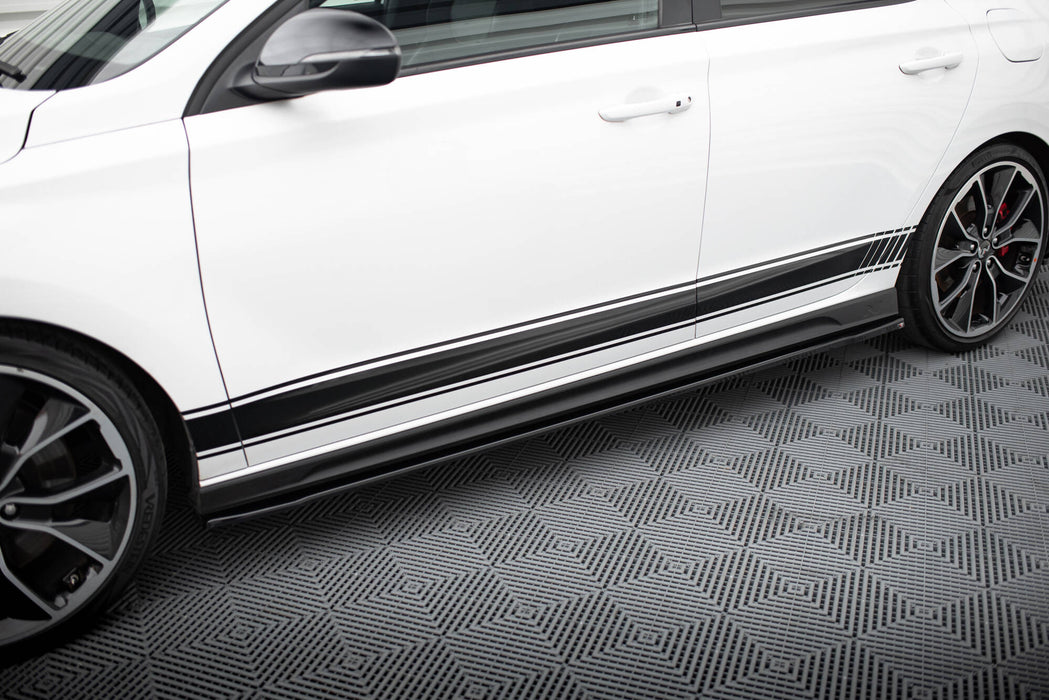 Maxton Design Side Skirts Diffusers V.4 Hyundai I30 N Mk3 / Mk3 FL Hatchback/ Fastback