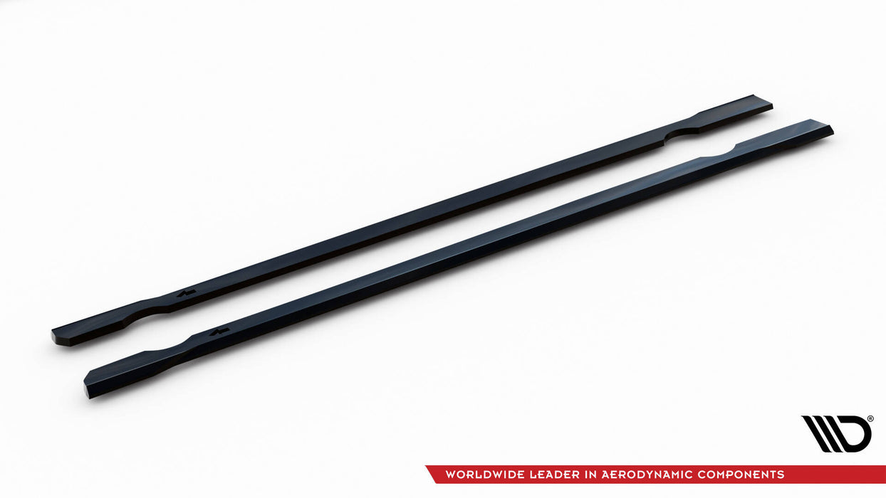 Maxton Design Side Skirts Diffusers V.4 Volkswagen Golf R / R-Line Mk7