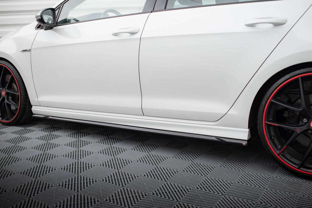 Maxton Design Side Skirts Diffusers V.4 Volkswagen Golf R / R-Line Mk7