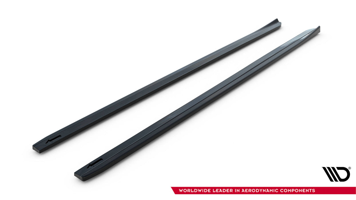 Maxton Design Side Skirts Diffusers V.4 Volkswagen Golf R / R-Line Mk7 Facelift