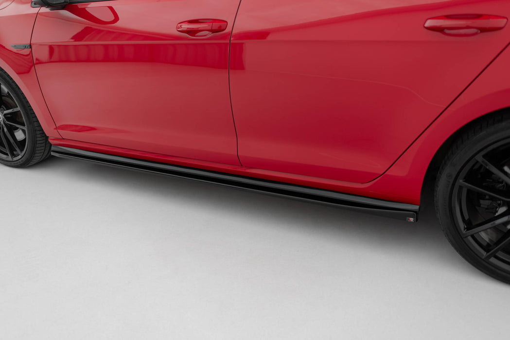 Maxton Design Side Skirts Diffusers V.4 Volkswagen Golf R / R-Line Mk7 Facelift