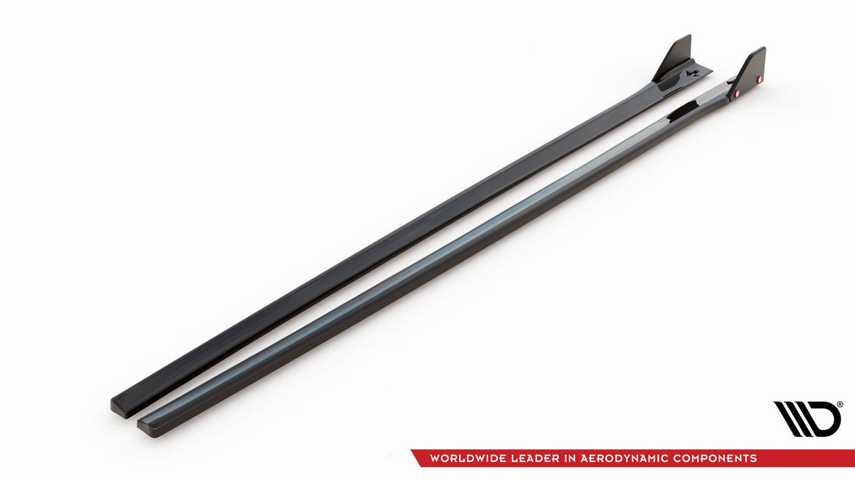 Maxton Design Side Skirts Diffusers V.5 + Flaps Hyundai I30 N Mk3 / Mk3 FL Hatchback/Fastback