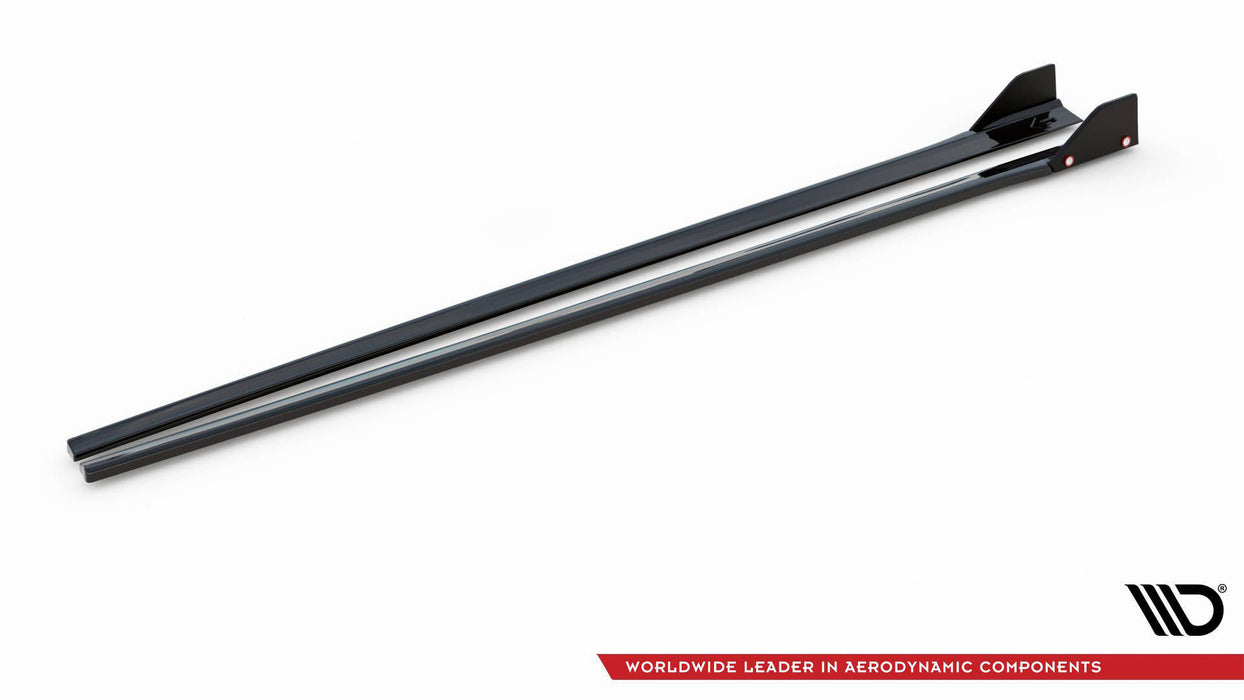 Maxton Design Side Skirts Diffusers V.5 + Flaps Hyundai I30 N Mk3 / Mk3 FL Hatchback/Fastback