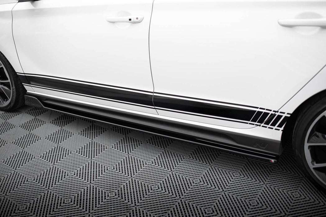 Maxton Design Side Skirts Diffusers V.5 Hyundai I30 N Mk3 / Mk3 FL Hatchback/ Fastback