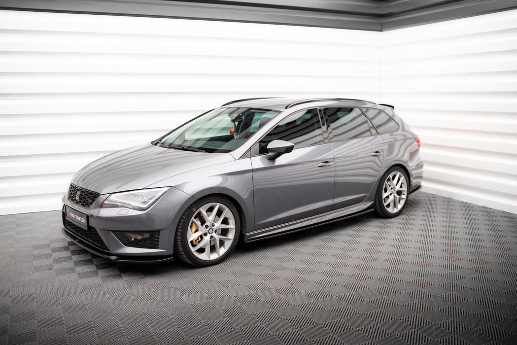 Maxton Design Side Skirts Diffusers V.5 Seat Leon Cupra / FR / Standard Mk3 / Mk3 Facelift