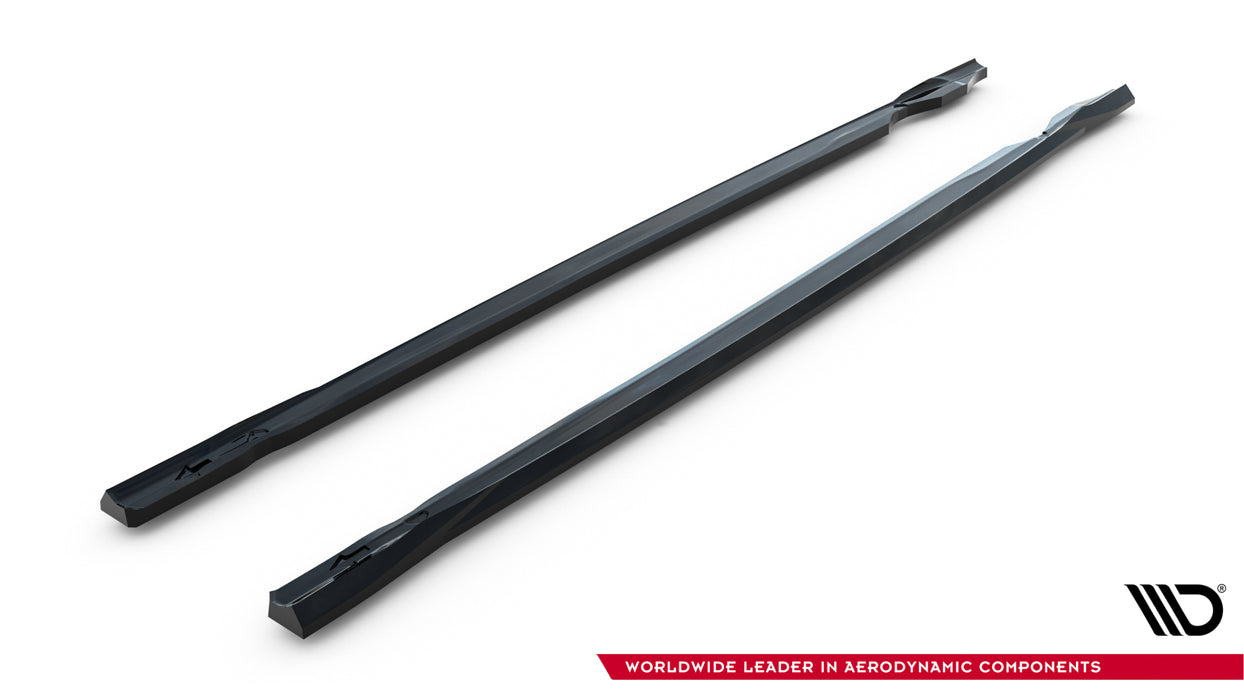 Maxton Design Side Skirts Diffusers V.5 Volkswagen Golf R  Mk8 / Mk8 Facelift