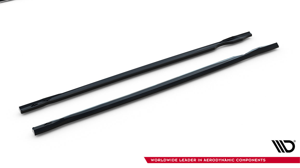 Maxton Design Side Skirts Diffusers V.5 Volkswagen Golf R  Mk8 / Mk8 Facelift