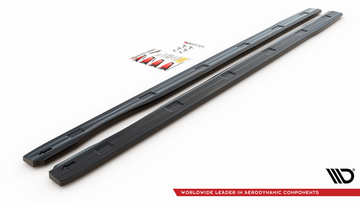 Maxton Design Side Skirts Diffusers Volkswagen Caddy Long Mk3 Facelift