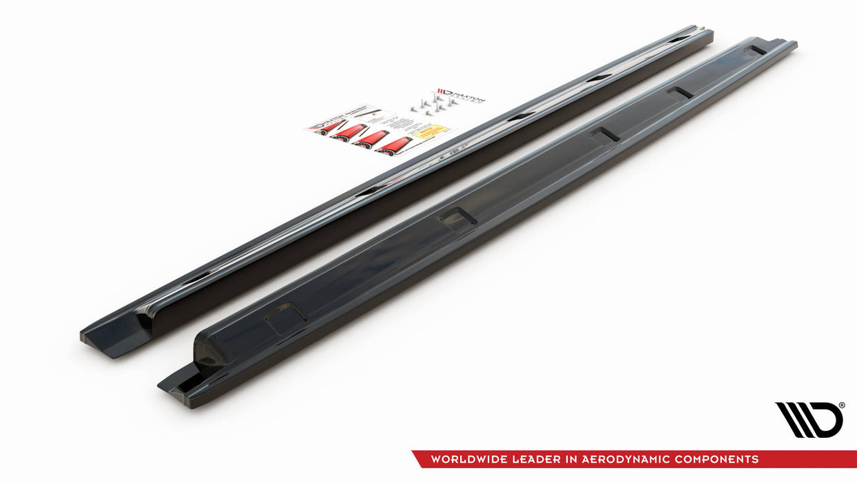 Maxton Design Side Skirts Diffusers Volkswagen Caddy Mk5 / Ford Transit Connect Mk3