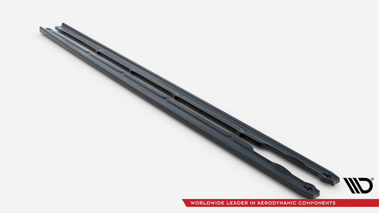 Maxton Design Side Skirts Diffusers Volkswagen Passat R-Line B8 Facelift