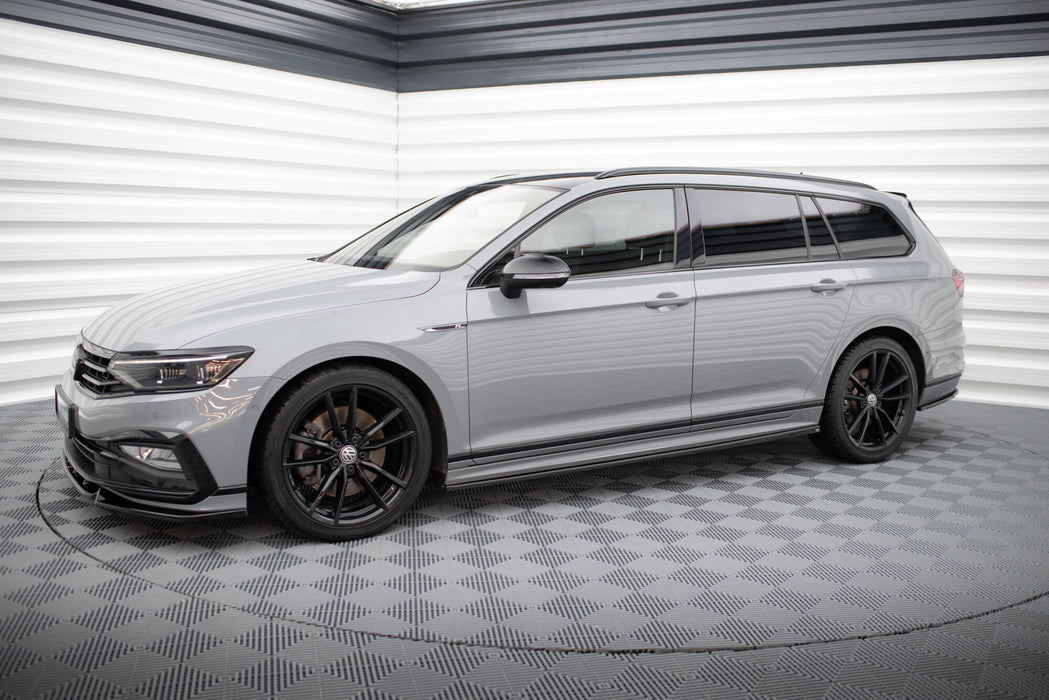 Maxton Design Side Skirts Diffusers Volkswagen Passat R-Line B8 Facelift