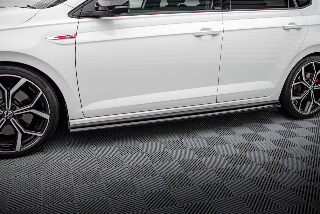 Maxton Design Side Skirts Diffusers Volkswagen Polo GTI Mk6 Facelift