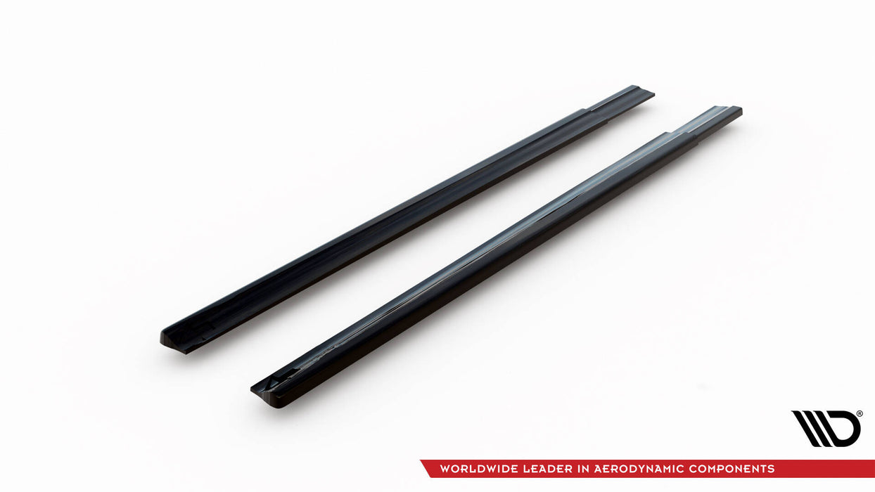 Maxton Design Side Skirts Diffusers Volkswagen T6 Long Facelift