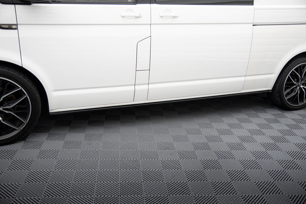 Maxton Design Side Skirts Diffusers Volkswagen T6 Long Facelift