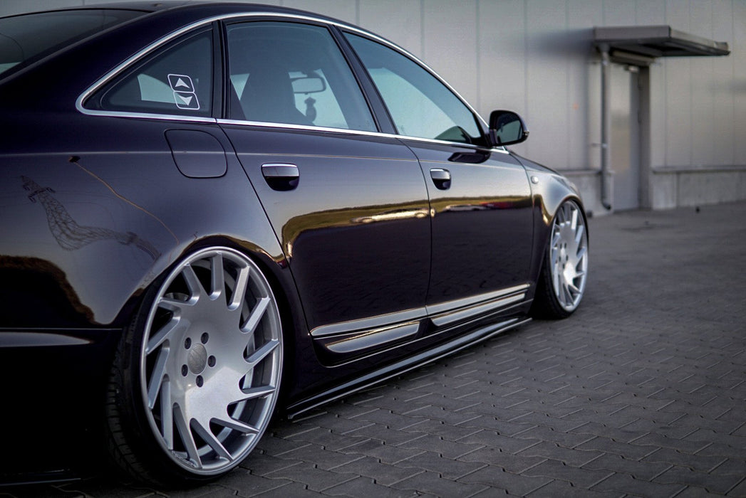 Maxton Design Side Skrits Diffusers Audi A6 S-Line C6 / C6 FL