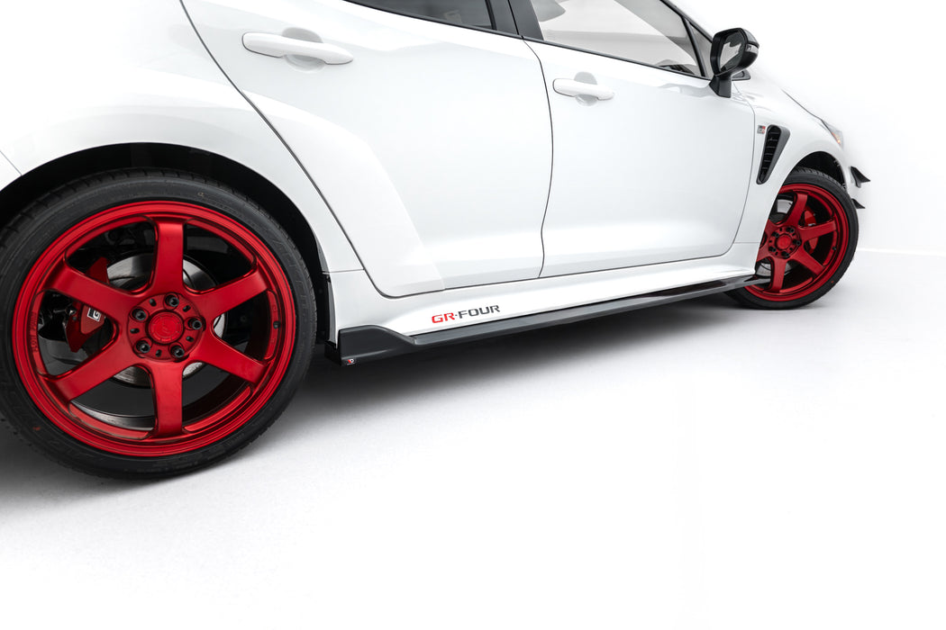 Maxton Design Side skirts Diffusers  V.2 Toyota GR Corolla Mk12