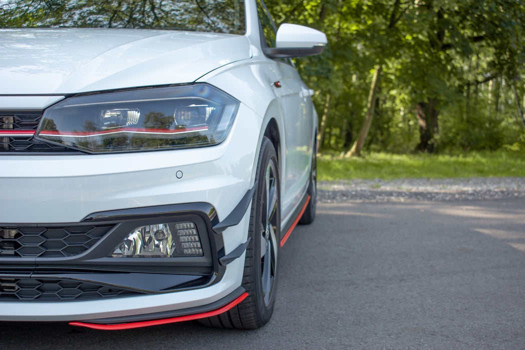 Maxton Design Splittery Przednie Boczne Volkswagen Polo GTI / R-line Mk6