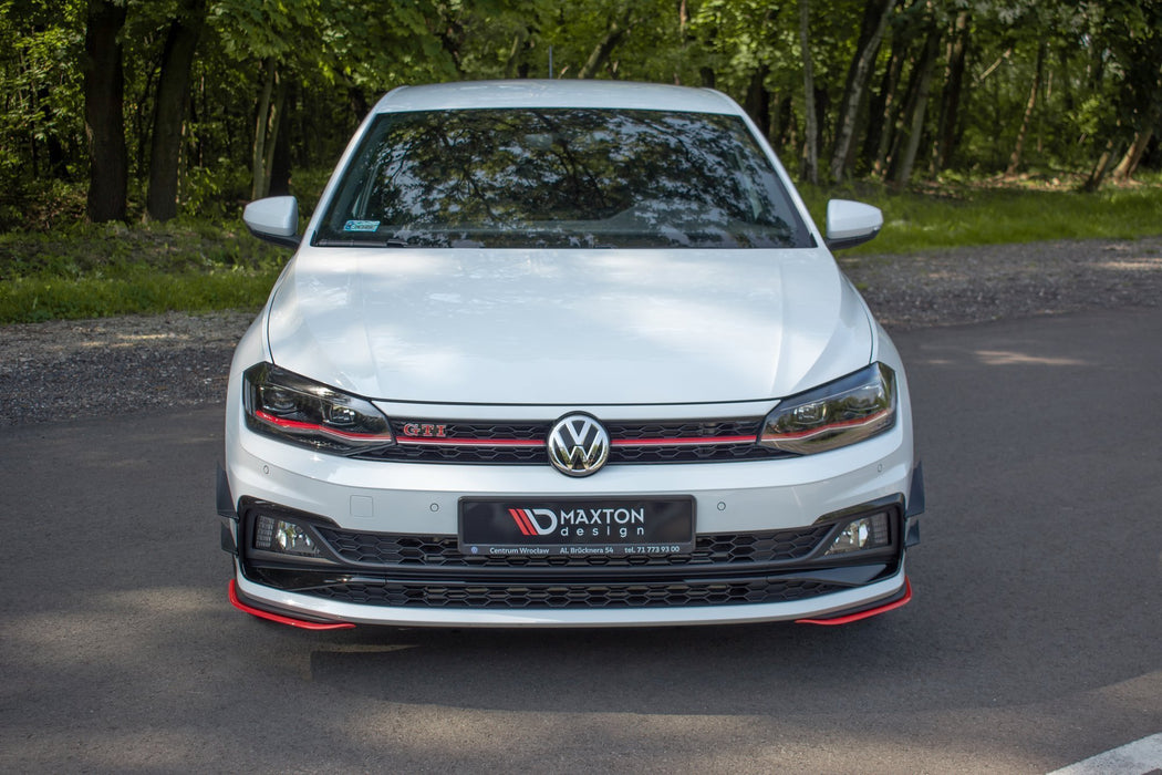 Maxton Design Splittery Przednie Boczne Volkswagen Polo GTI / R-line Mk6