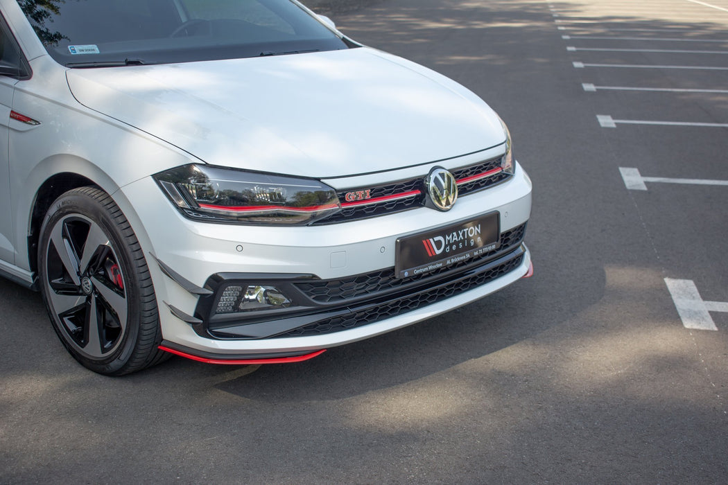 Maxton Design Splittery Przednie Boczne Volkswagen Polo GTI / R-line Mk6
