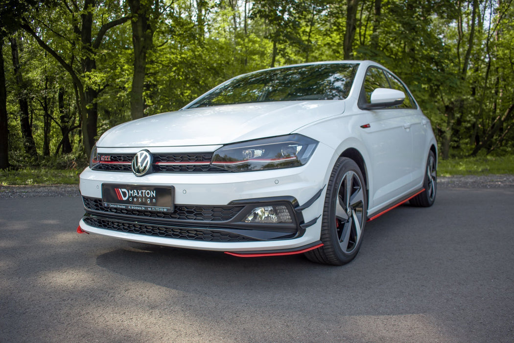 Maxton Design Splittery Przednie Boczne Volkswagen Polo GTI / R-line Mk6