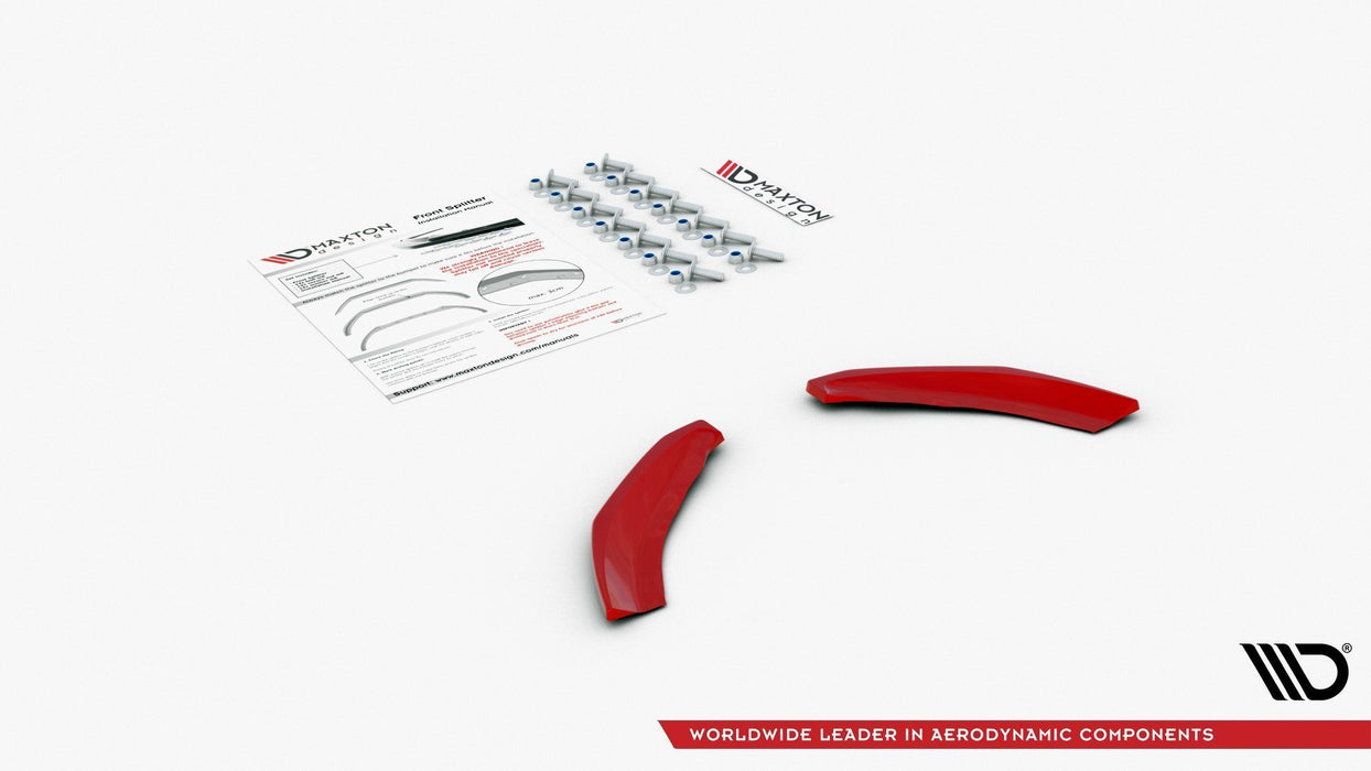 Maxton Design Splittery Przednie Boczne Volkswagen Polo GTI / R-line Mk6
