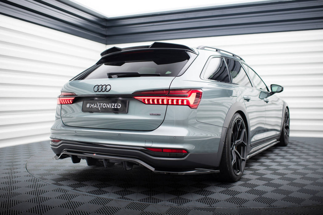 Maxton Design Spoiler Cap 3D Audi A6 Avant / A6 Allroad / A6 S-Line Avant / S6 Avant C8 / C8 Facelift