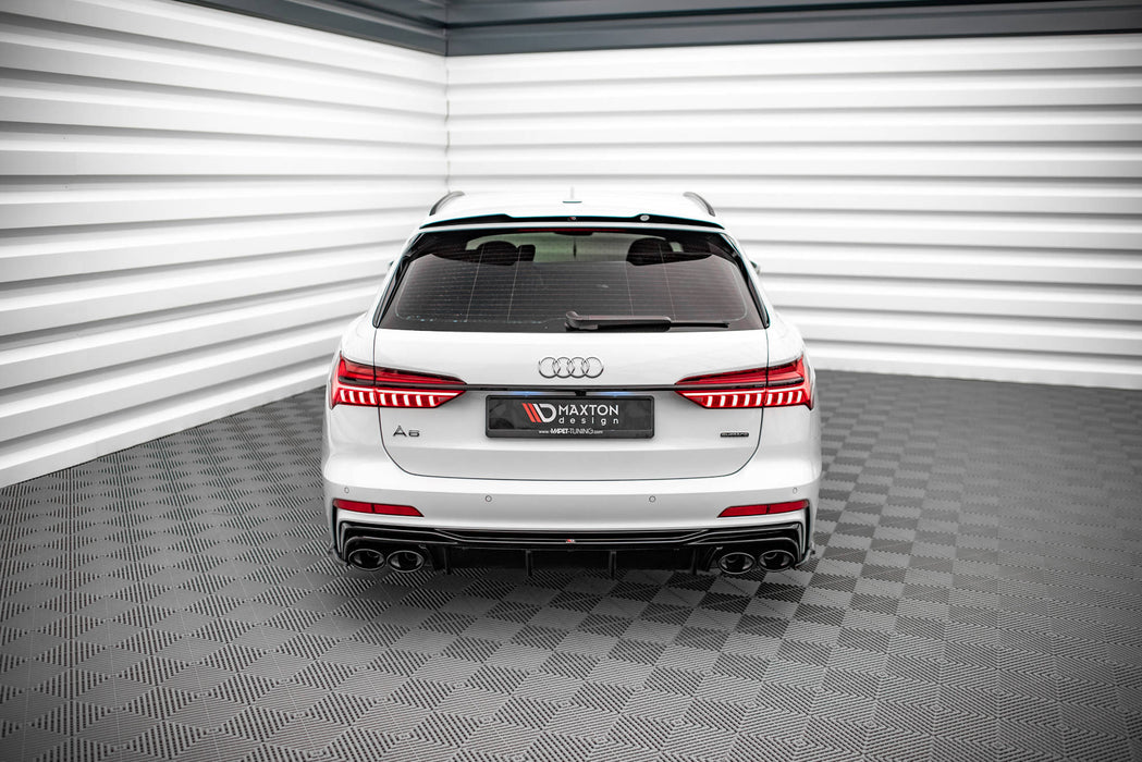 Maxton Design Spoiler Cap Audi A6 Avant / A6 Allroad / A6 S-Line Avant / S6 Avant C8 / C8 Facelift