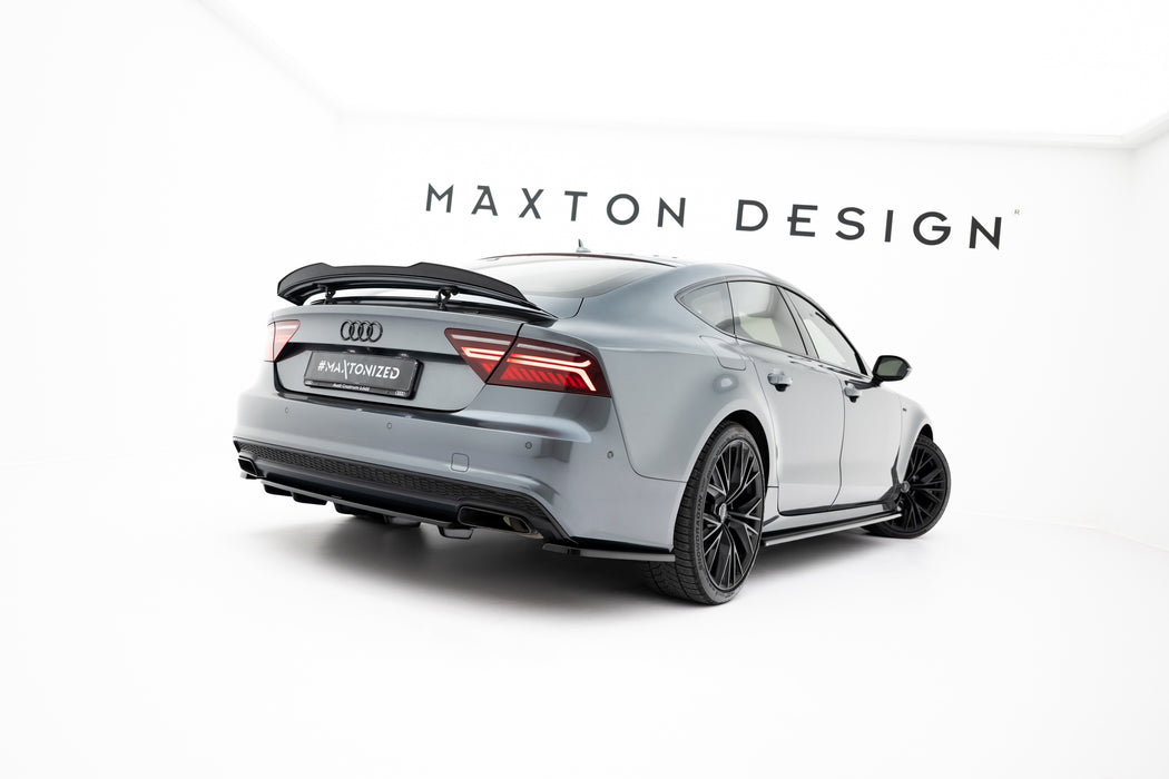 Maxton Design Spoiler Cap Audi A7 / S7 / A7 S-Line C7 / C7 Facelift