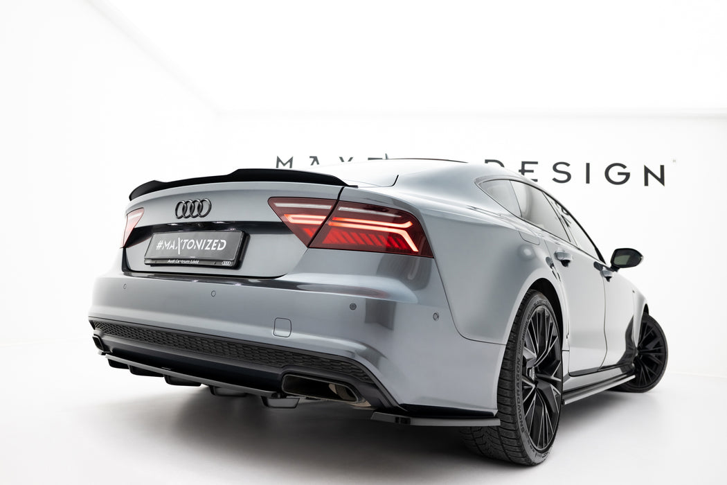 Maxton Design Spoiler Cap Audi A7 / S7 / A7 S-Line C7 / C7 Facelift
