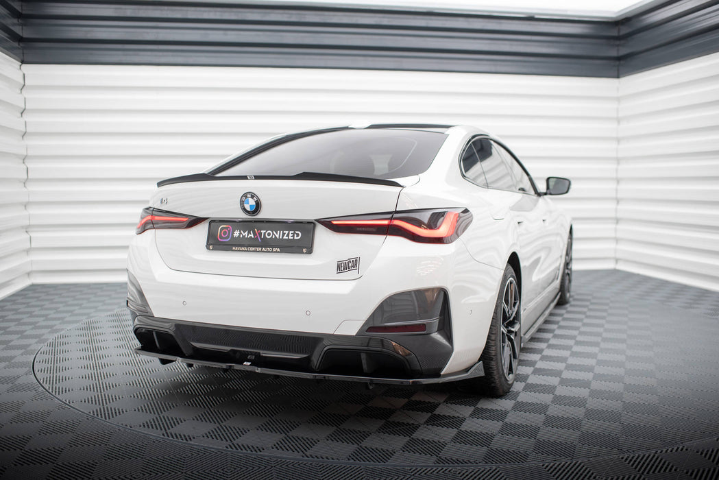 Maxton Design Spoiler Cap BMW i4 / / M440i / 4 Gran Coupe M-Pack G26