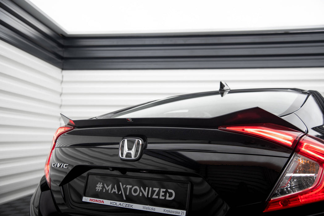 Maxton Design Spoiler Cap Honda Civic Sedan Mk10 / Mk10 Facelift