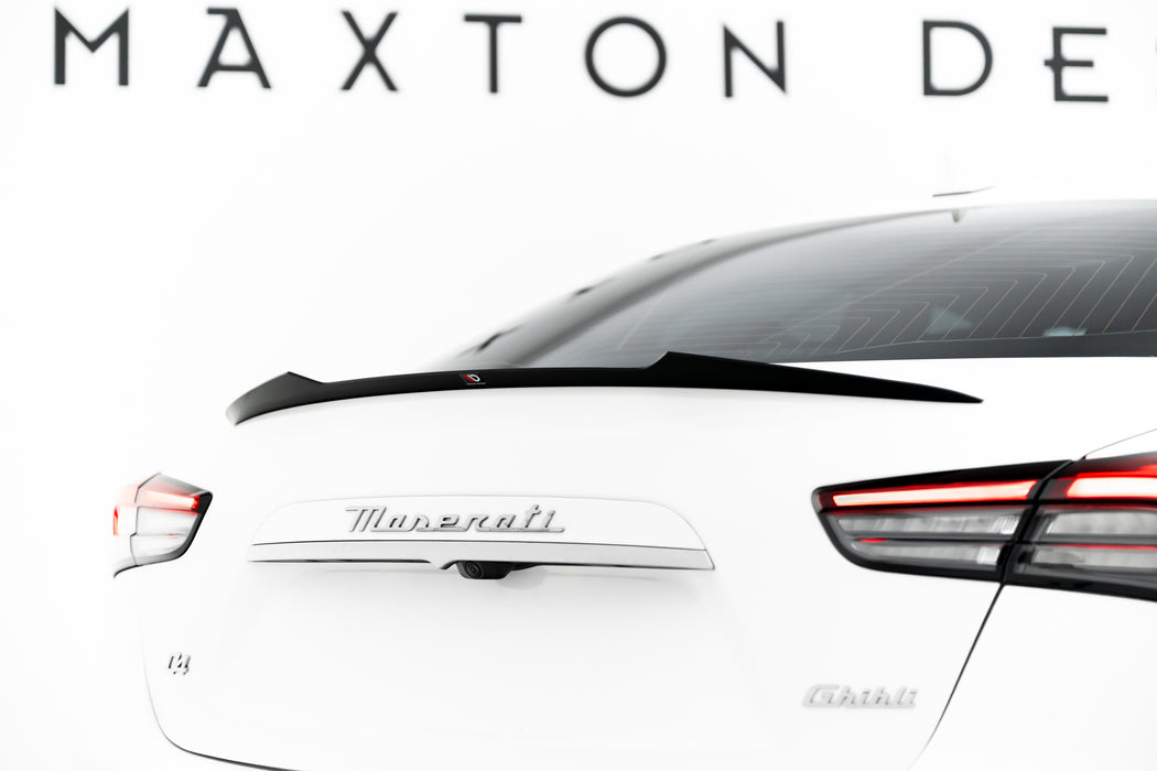 Maxton Design Spoiler Cap Maserati Ghibli Modena Mk3 Facelift