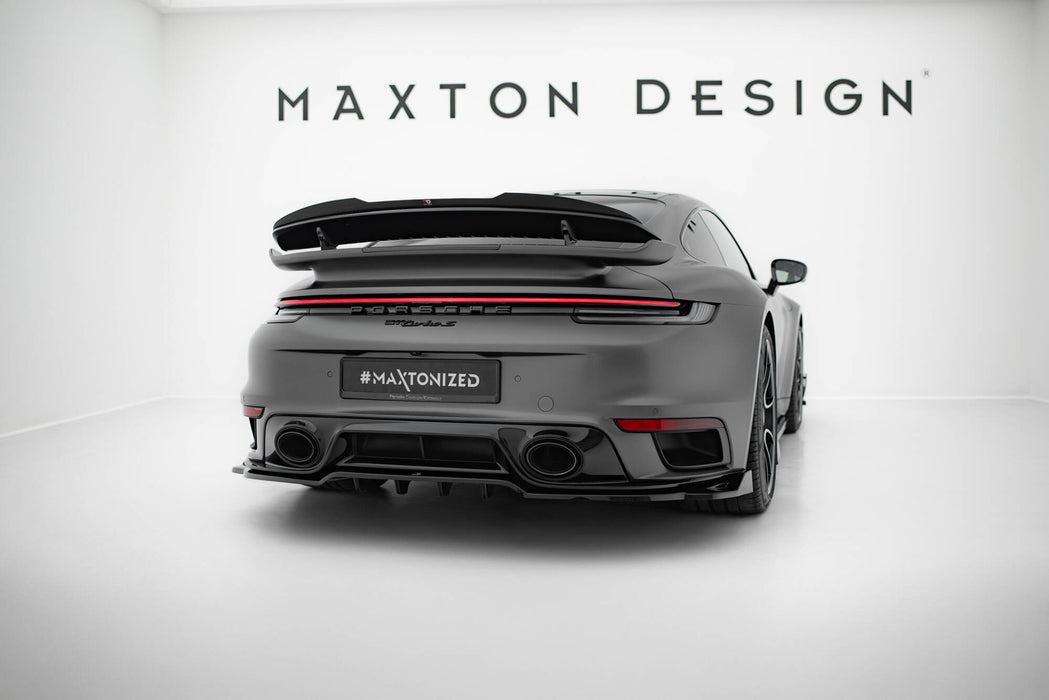 Maxton Design Spoiler Cap Porsche 911 Turbo S Sport Package 992