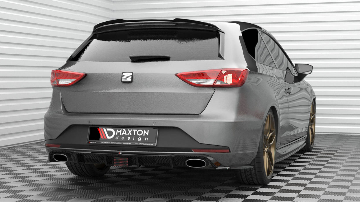 Maxton Design Spoiler Cap V.2 Seat Leon Cupra Sportstourer Mk3 Facelift
