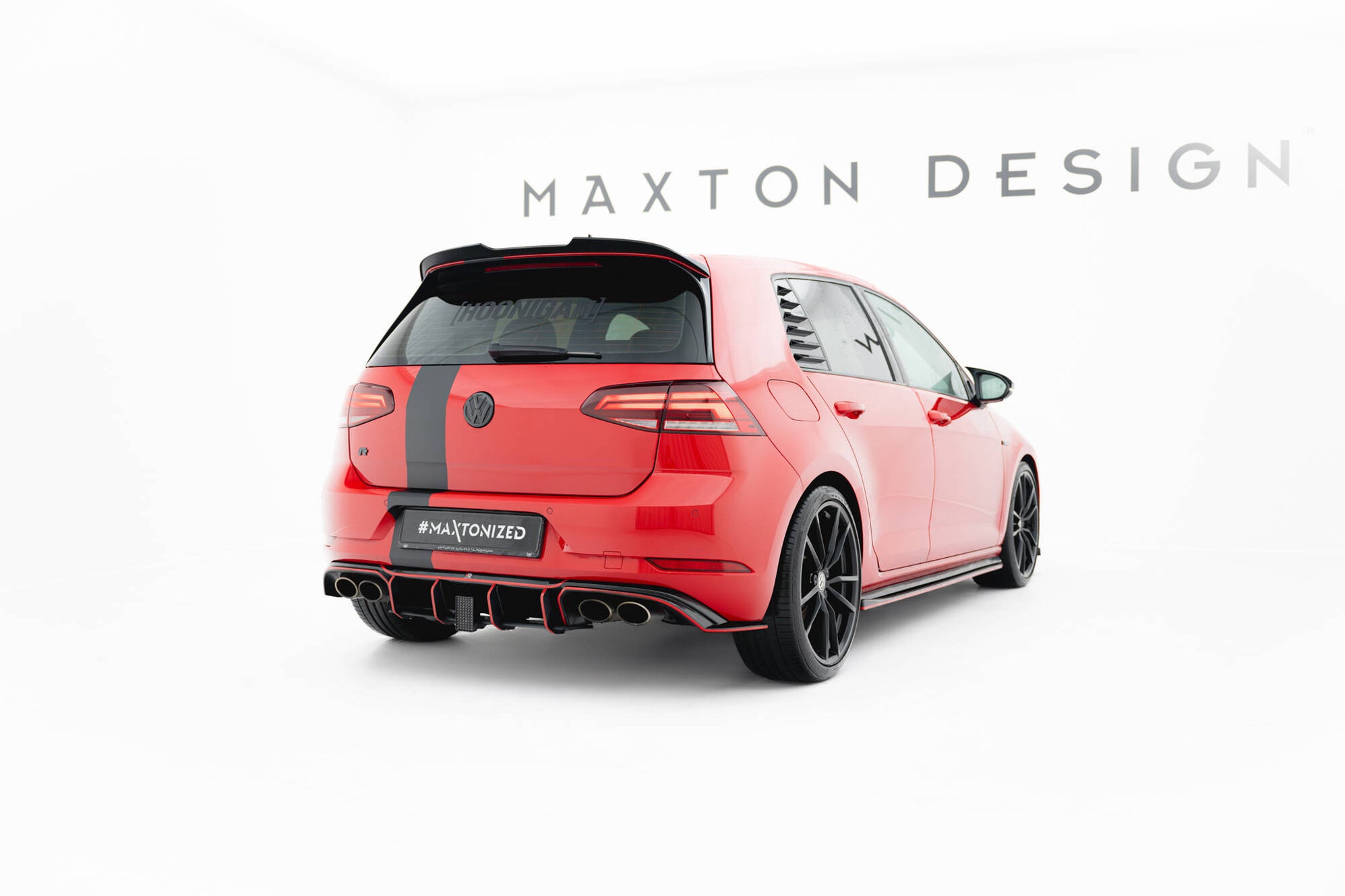 Golf 7 R Line Custom Maxton Design Spoiler Cap V.2 Volkswagen Golf 7 R / R-Line / GTI ...