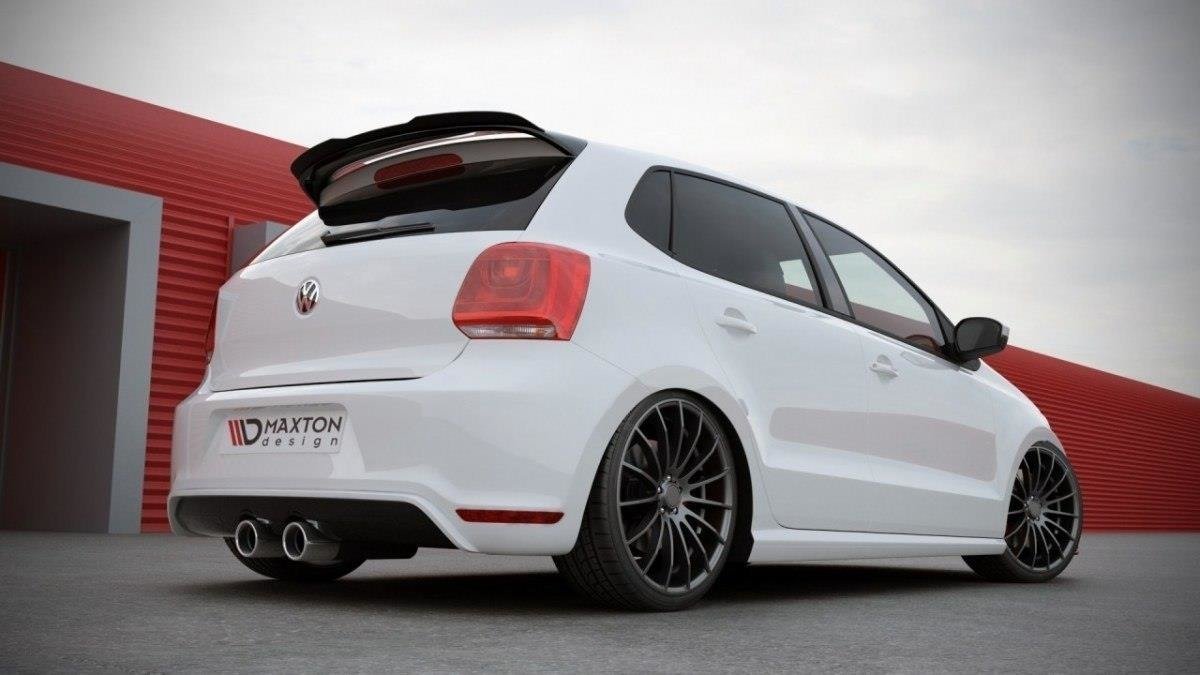 Maxton Design Spoiler Cap Volkswagen Polo Mk5  (R WRC Look)