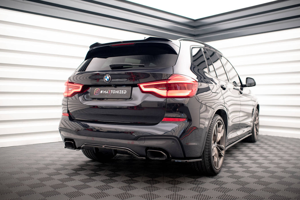Maxton Design Spoiler Cap for BMW X3 M40d / M40i / M-Pack G01 / iX3 G08 Facelift