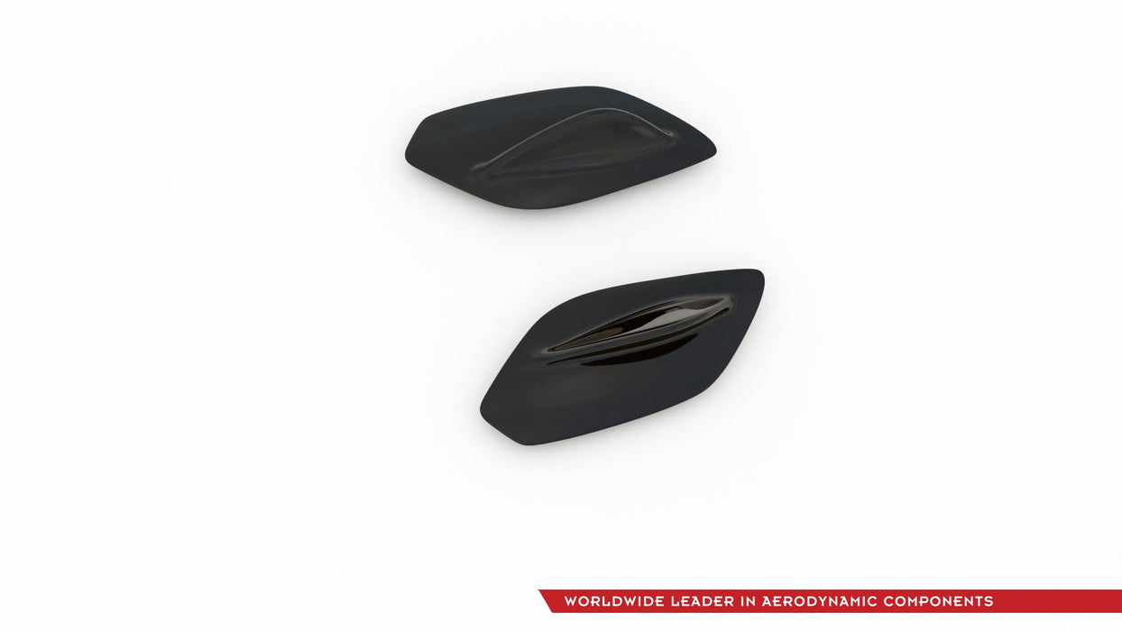 Maxton Design Spoiler Side Extensions Mercedes A35 AMG  Hatchback W177