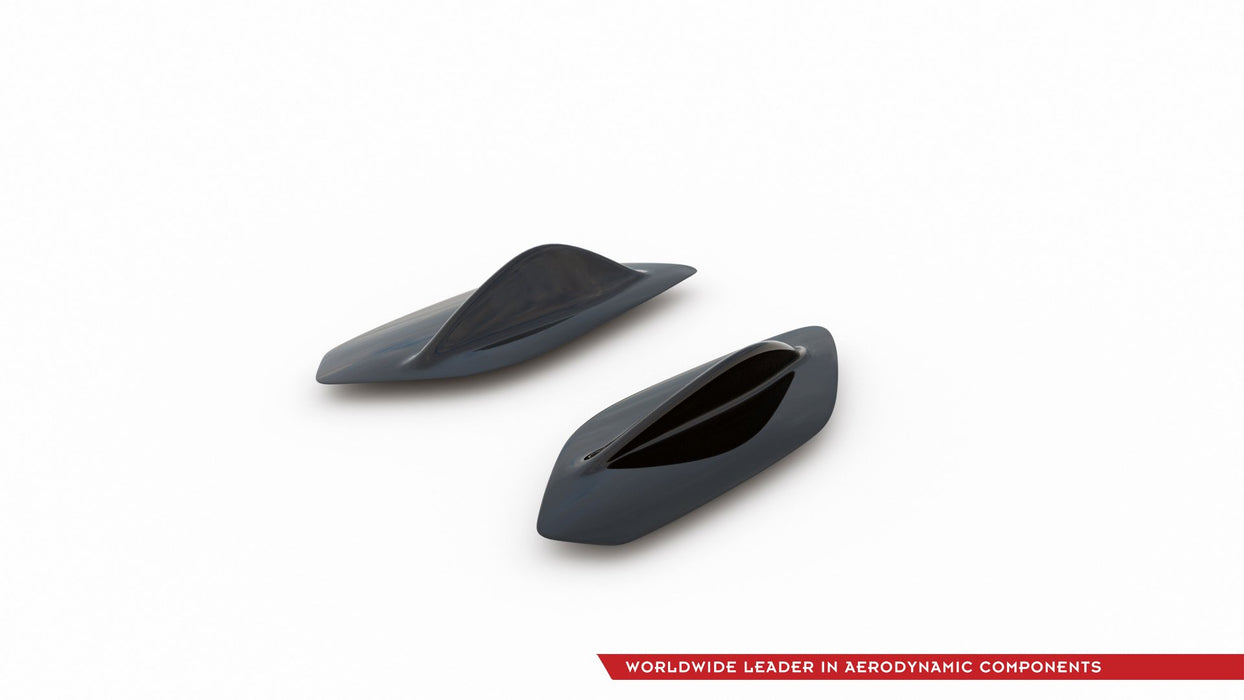 Maxton Design Spoiler Side Extensions Mercedes A35 AMG  Hatchback W177
