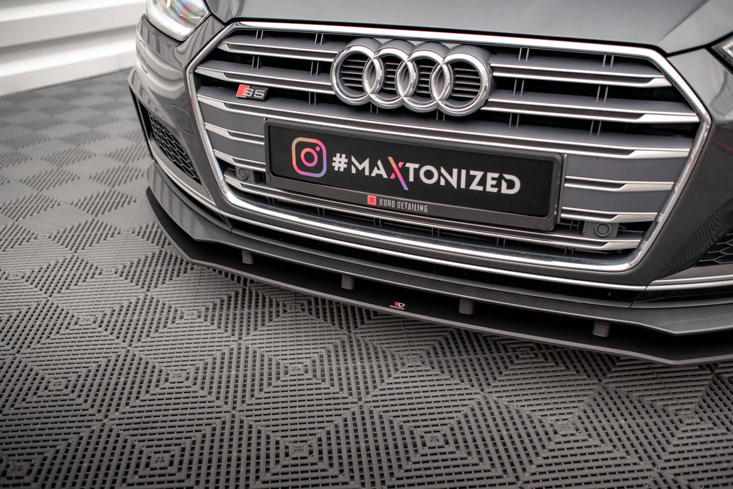 Maxton Design Street Pro Front Splitter Audi A5 S-Line / S5 Coupe / Sportback F5