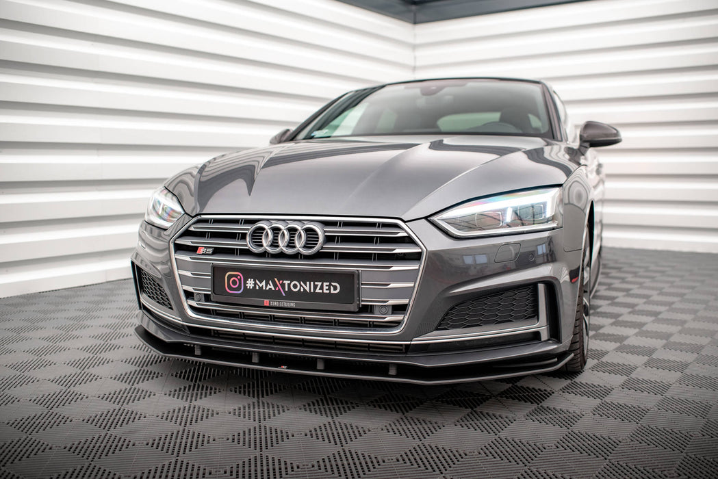 Maxton Design Street Pro Front Splitter Audi A5 S-Line / S5 Coupe / Sportback F5