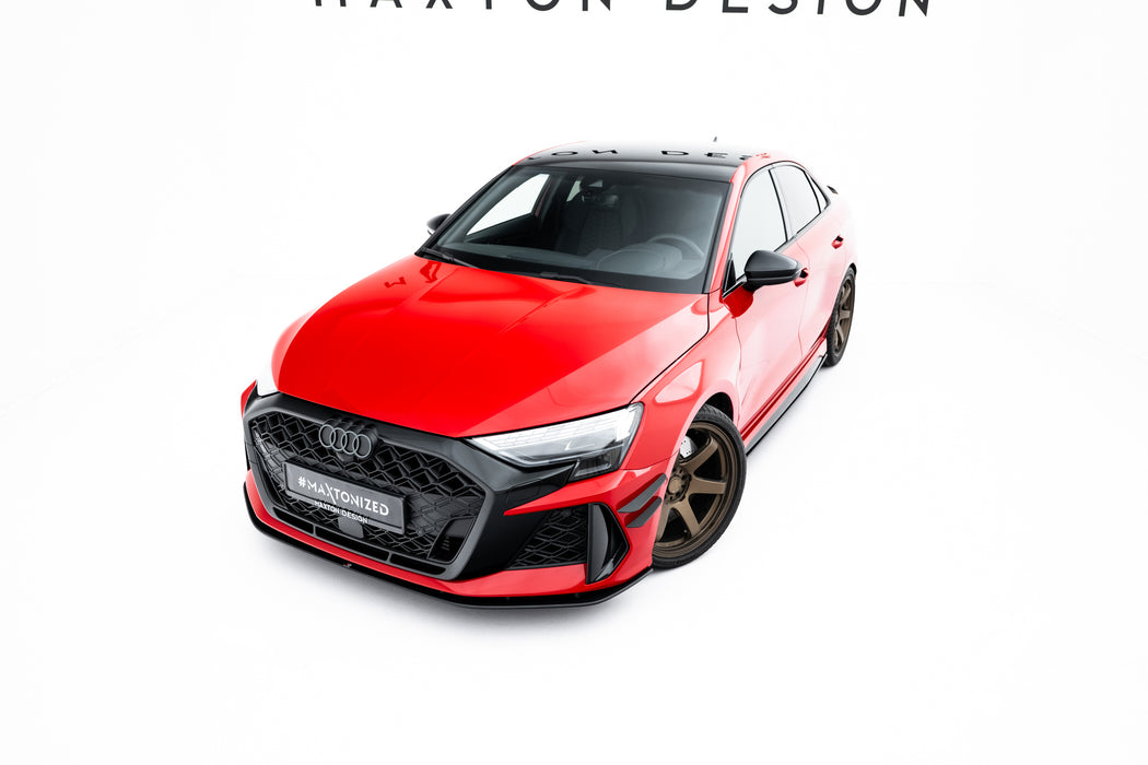 Maxton Design Street Pro Front Splitter Audi RS3 Sedan 8Y Facelift