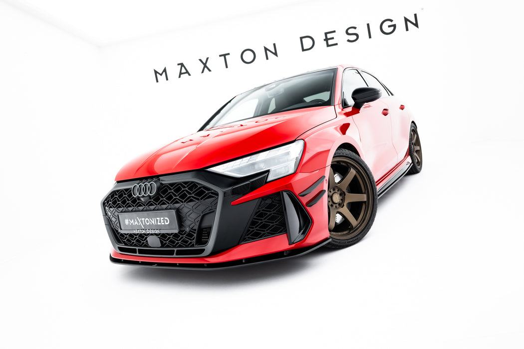 Maxton Design Street Pro Front Splitter Audi RS3 Sedan 8Y Facelift