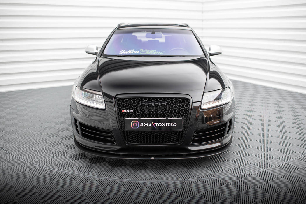 Maxton Design Street Pro Front Splitter Audi RS6 Avant C6