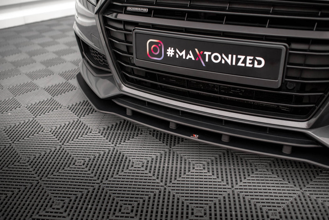 Maxton Design Street Pro Front Splitter Audi TT S / S-Line 8S